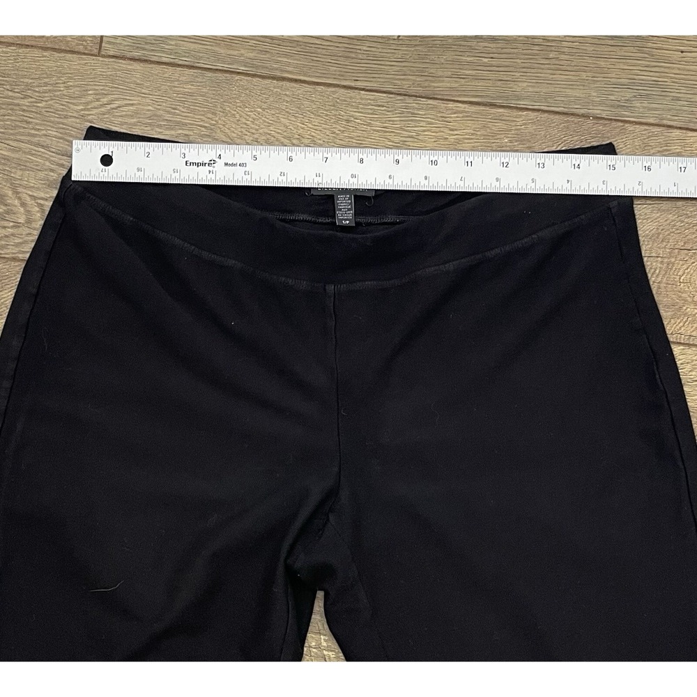 Eileen Fisher Womens Pants Size Small Black Straight Leg Pull on Ankle Length - Picture 5 of 6